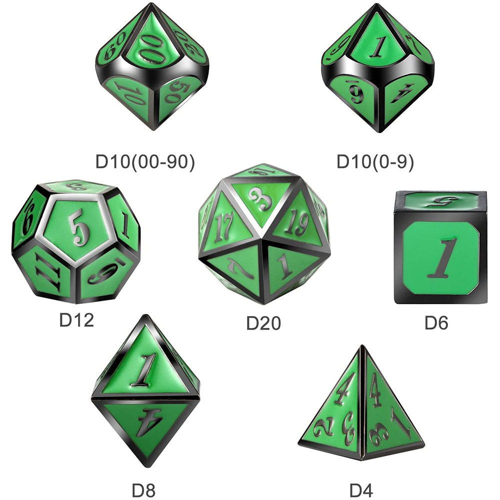 Black with green around the numbers