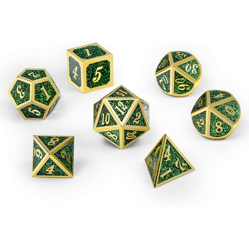 Gold with green  around the numbers