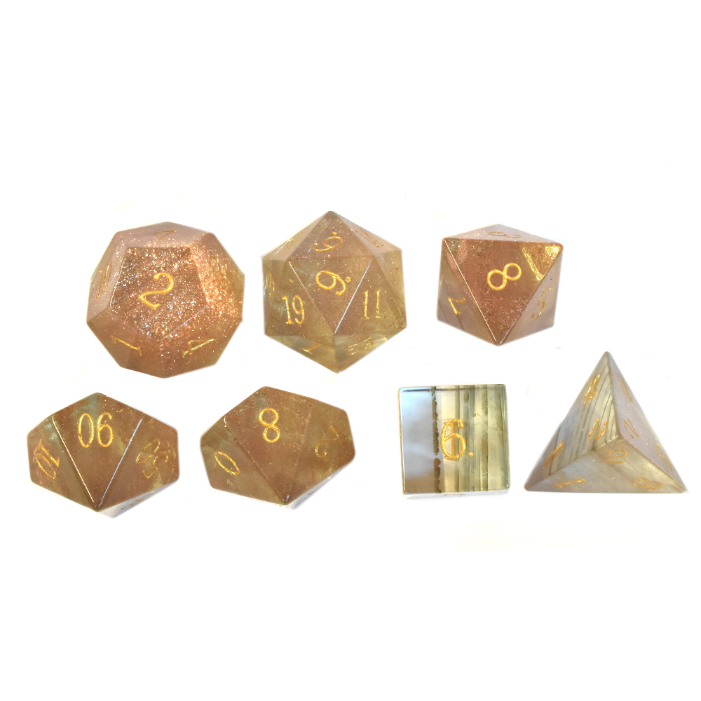 Blond crystal Dice