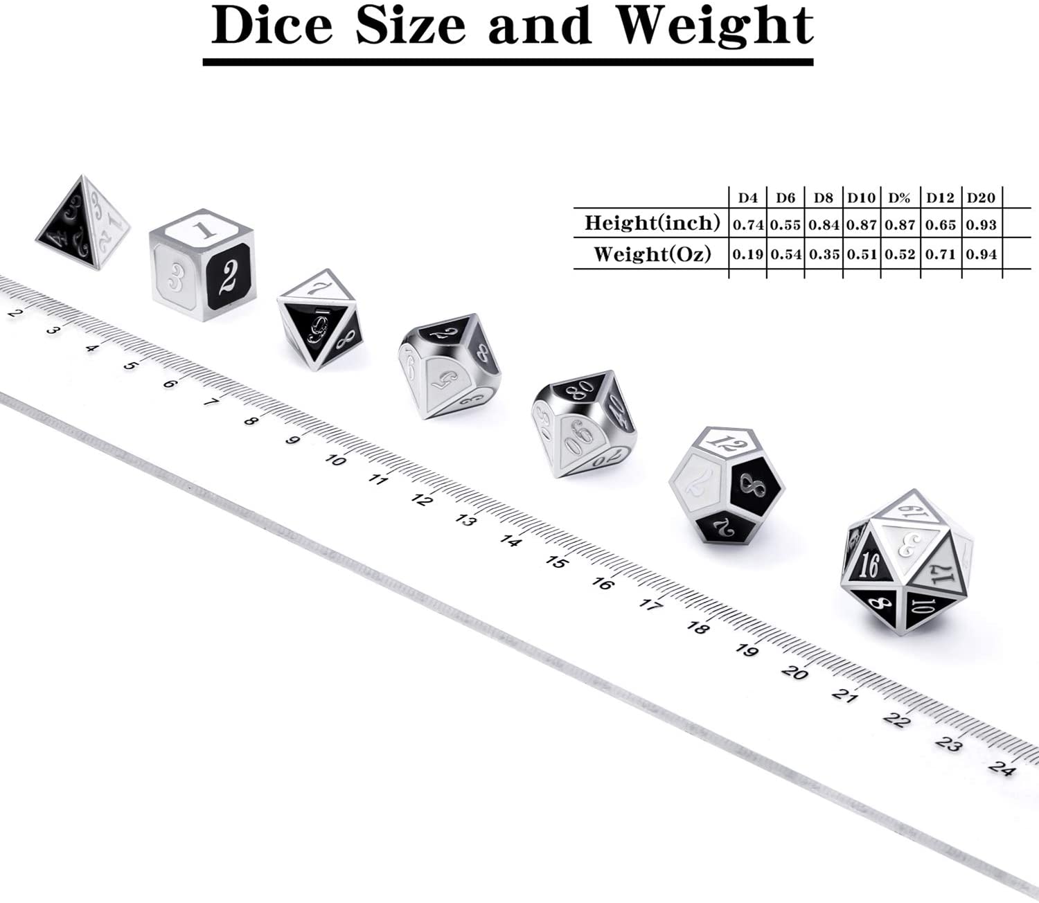 Silver with black and white  around the numbers