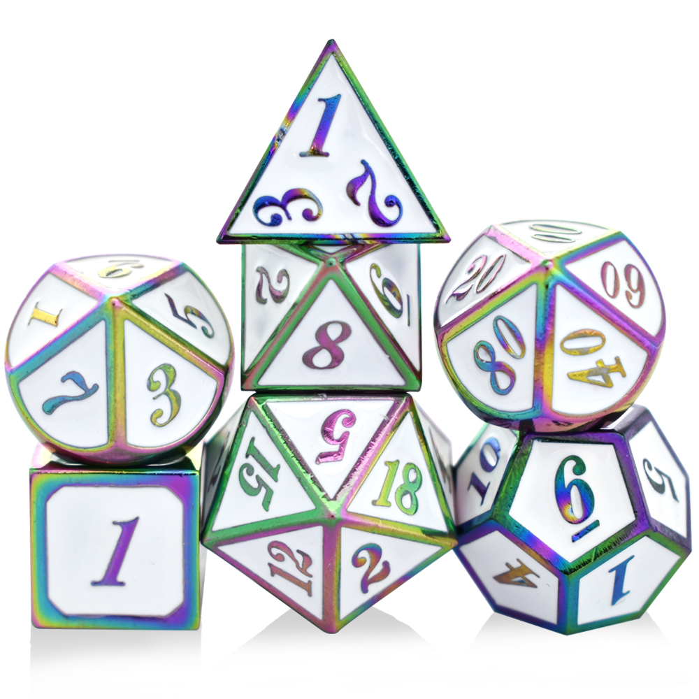 Italic Electroplating Colorful White