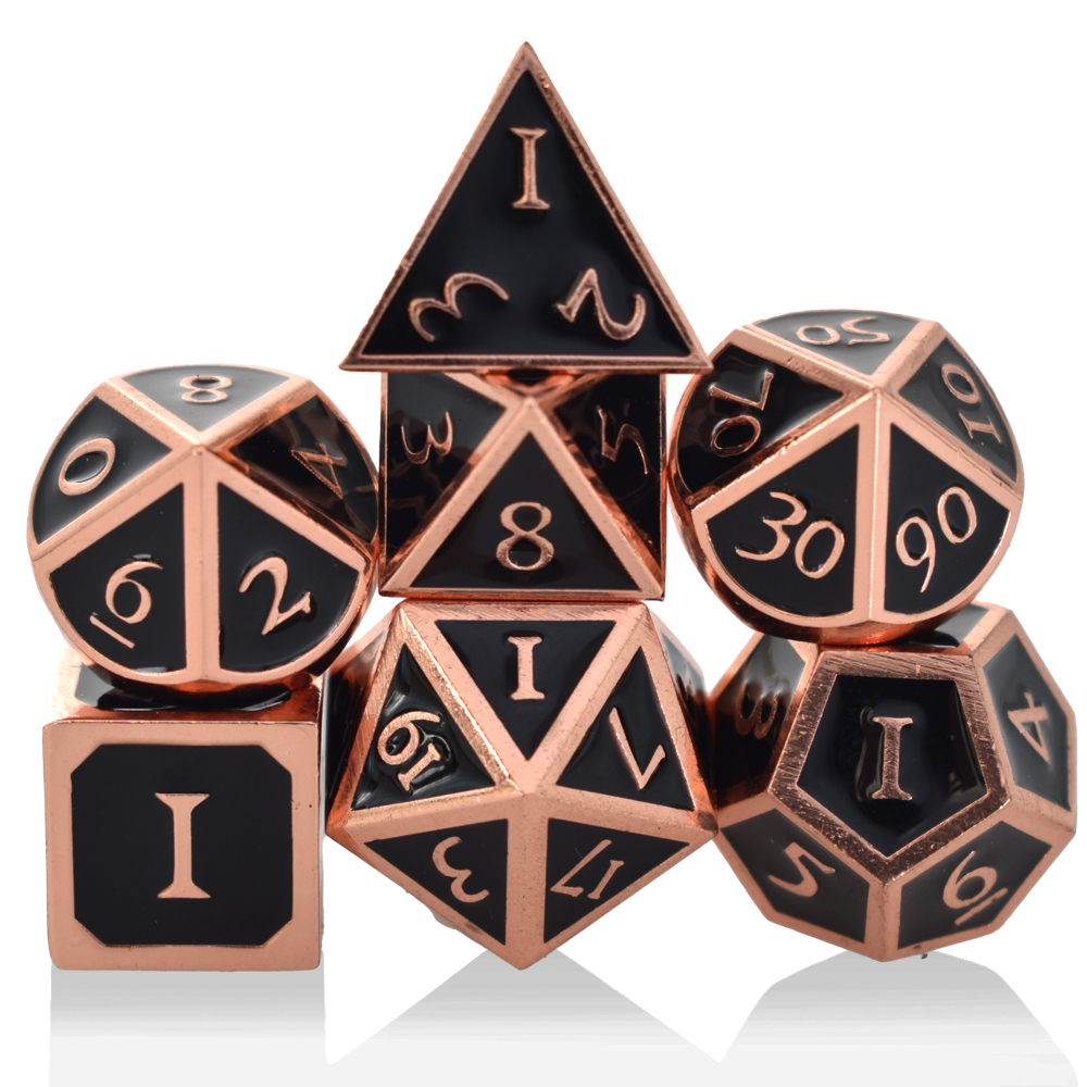 Metal Game Dice