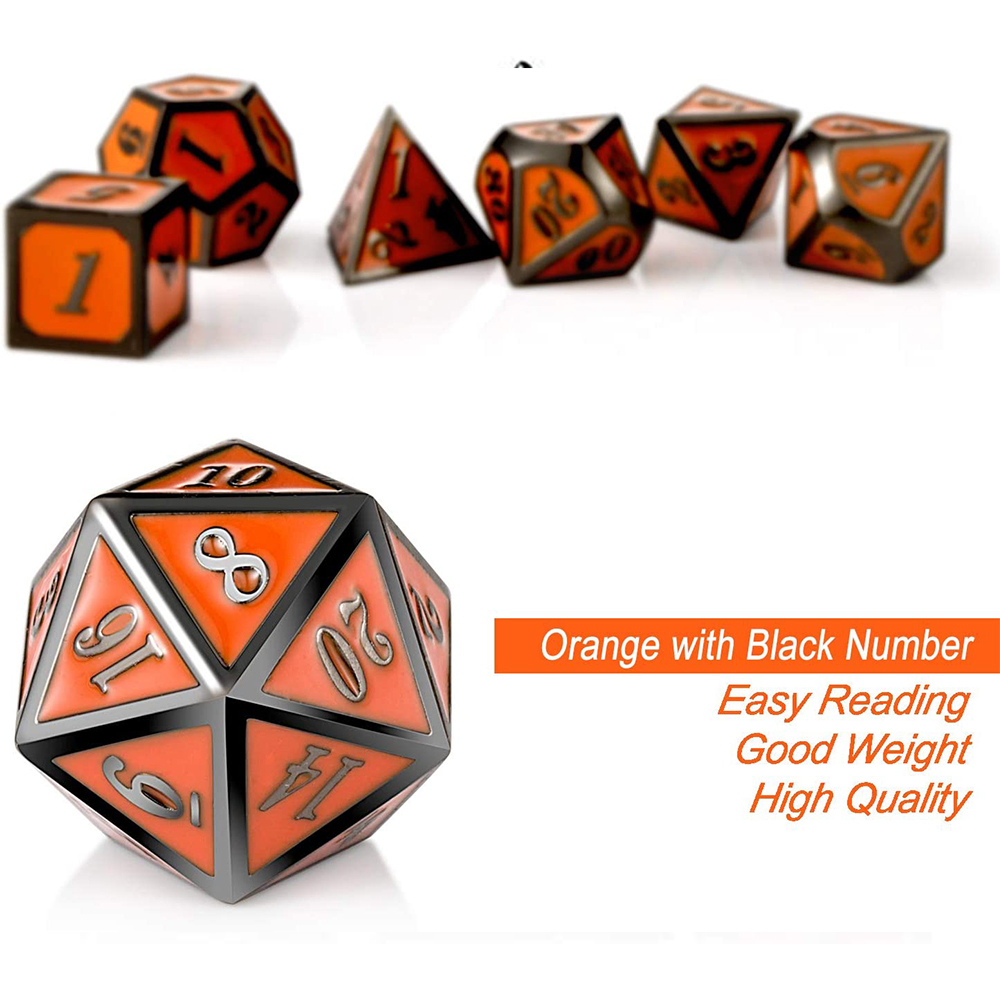 Black with orange around the numbers
