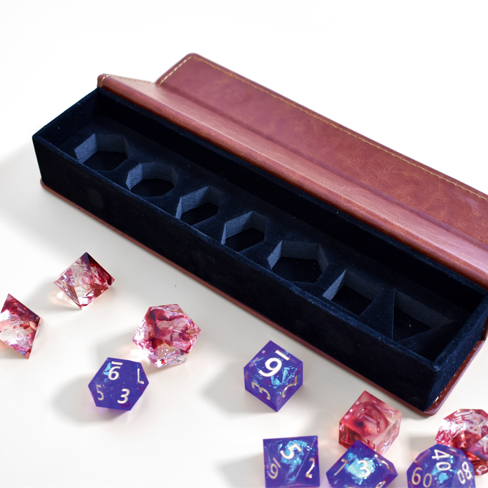 Rectangular Leather Dice Box