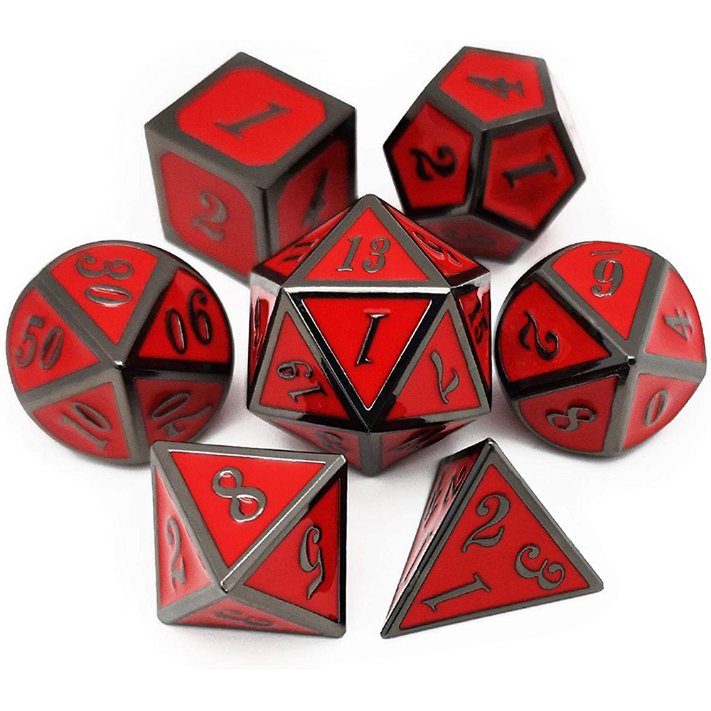 Black with red around the numbers