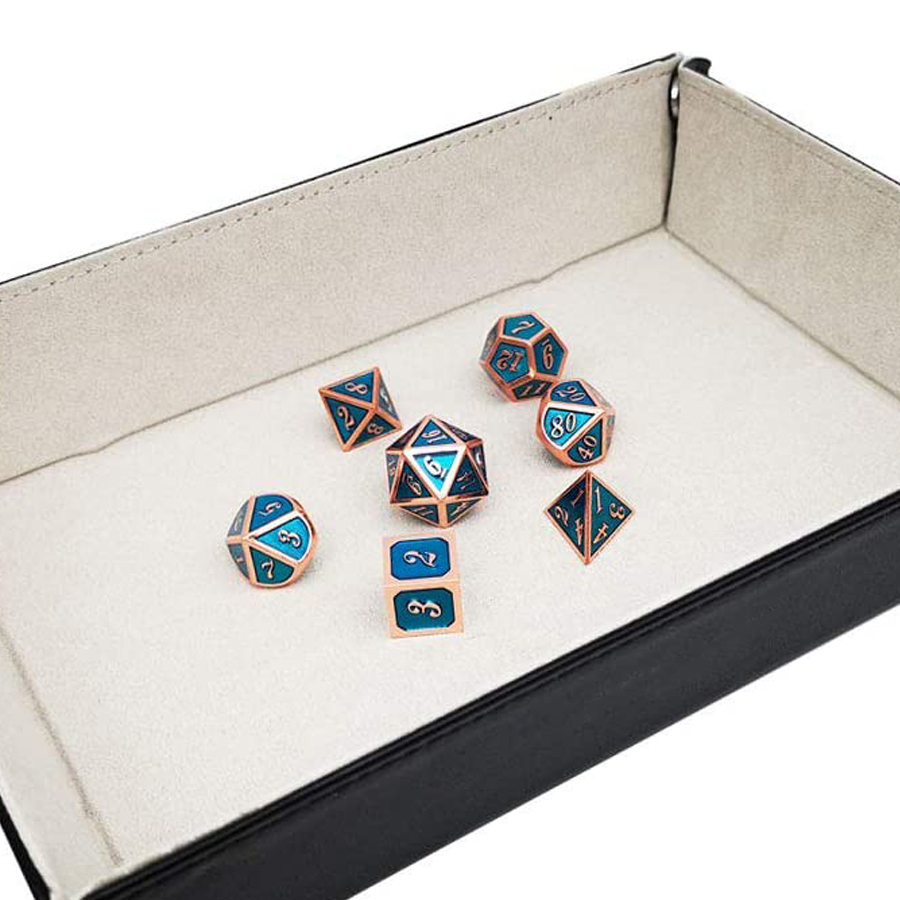 Copper with blue around the numbers