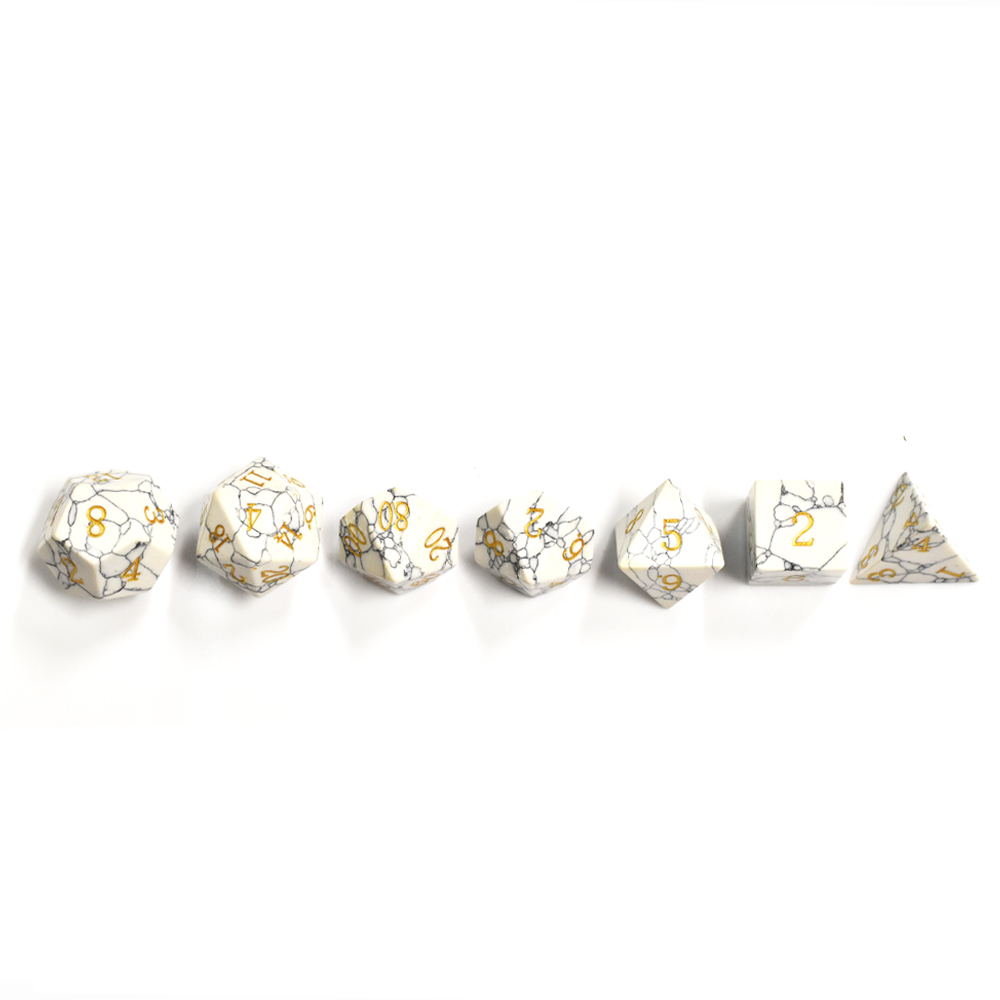 White Turquoise Dice
