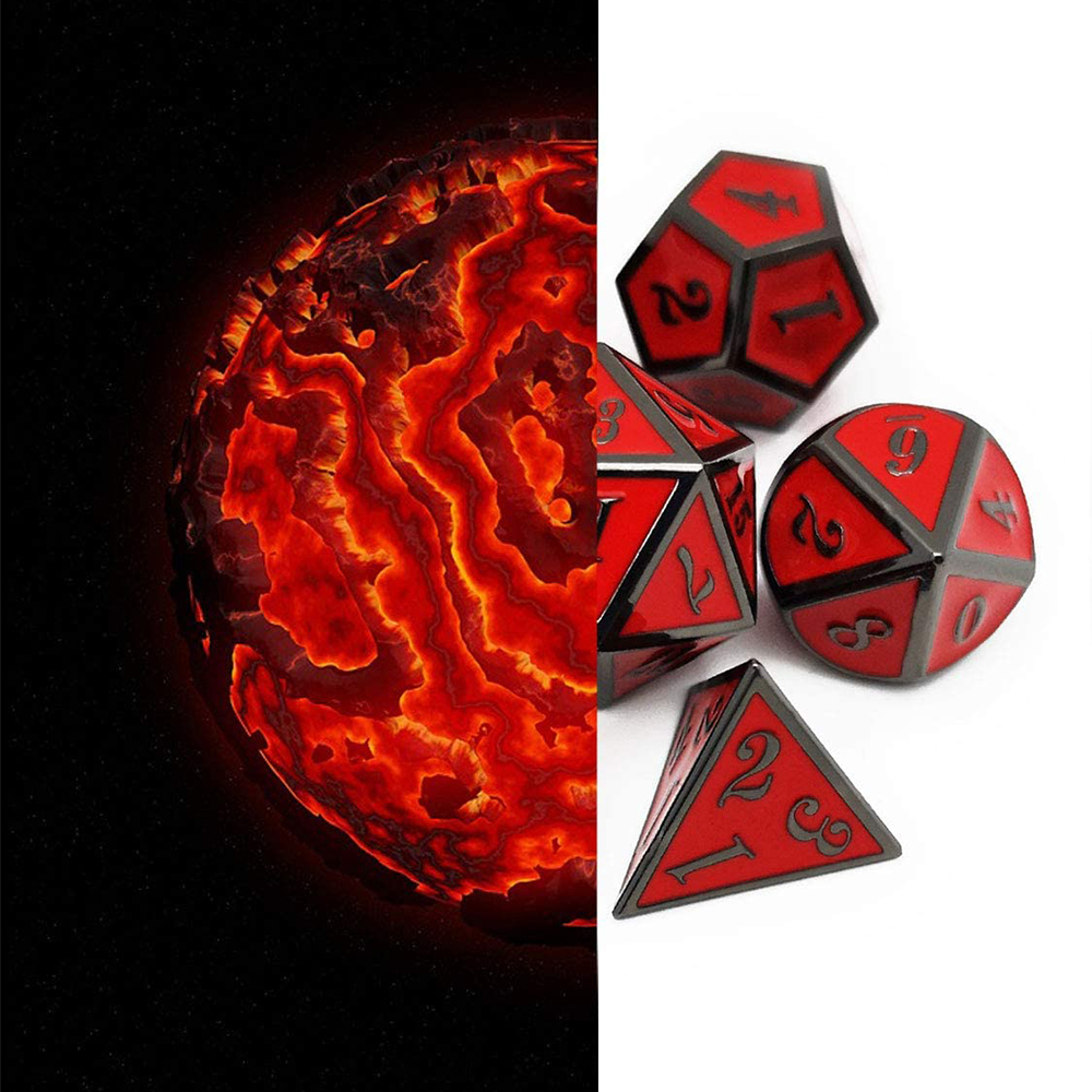 Black with red around the numbers