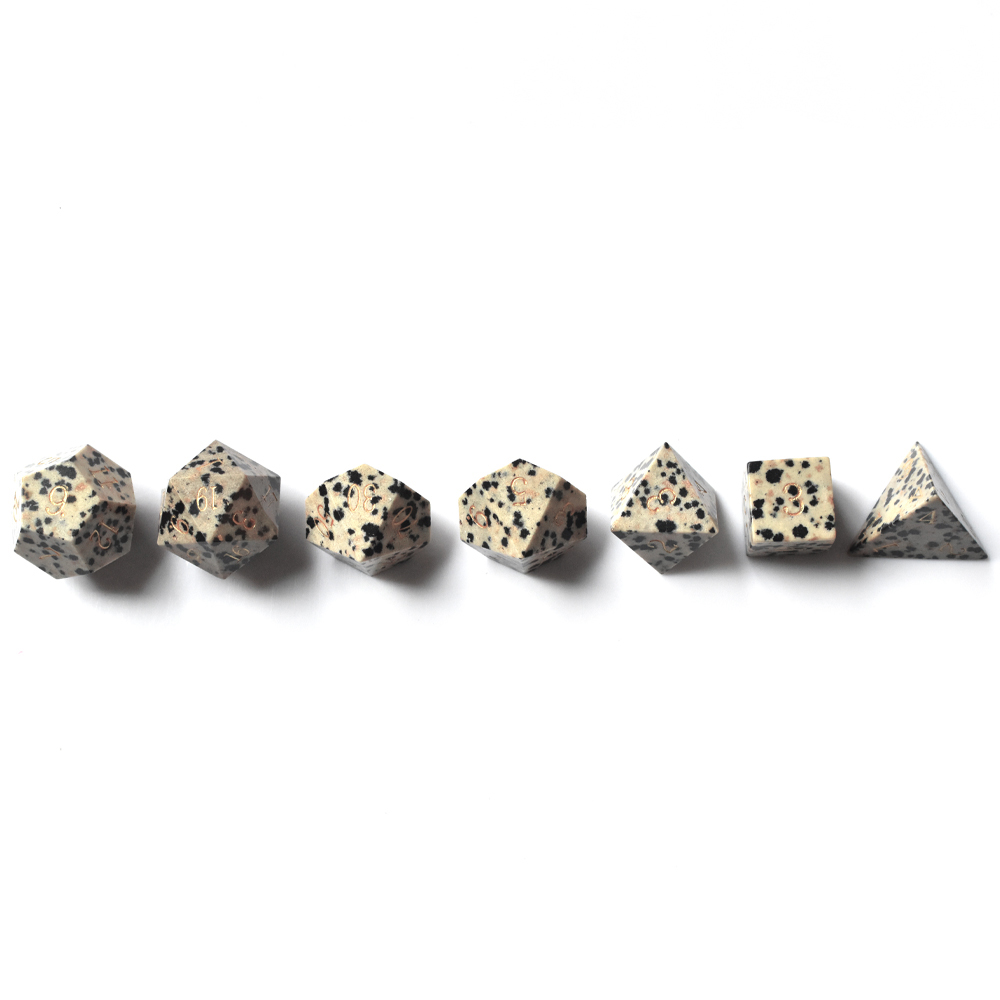 Spotted stone Dice