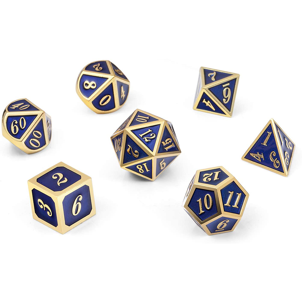 Gold with blue  around the numbers