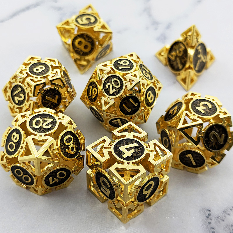 Gold with black around the numbers