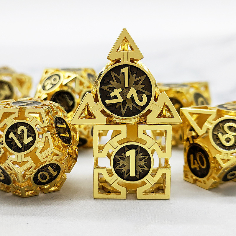 Gold with black around the numbers