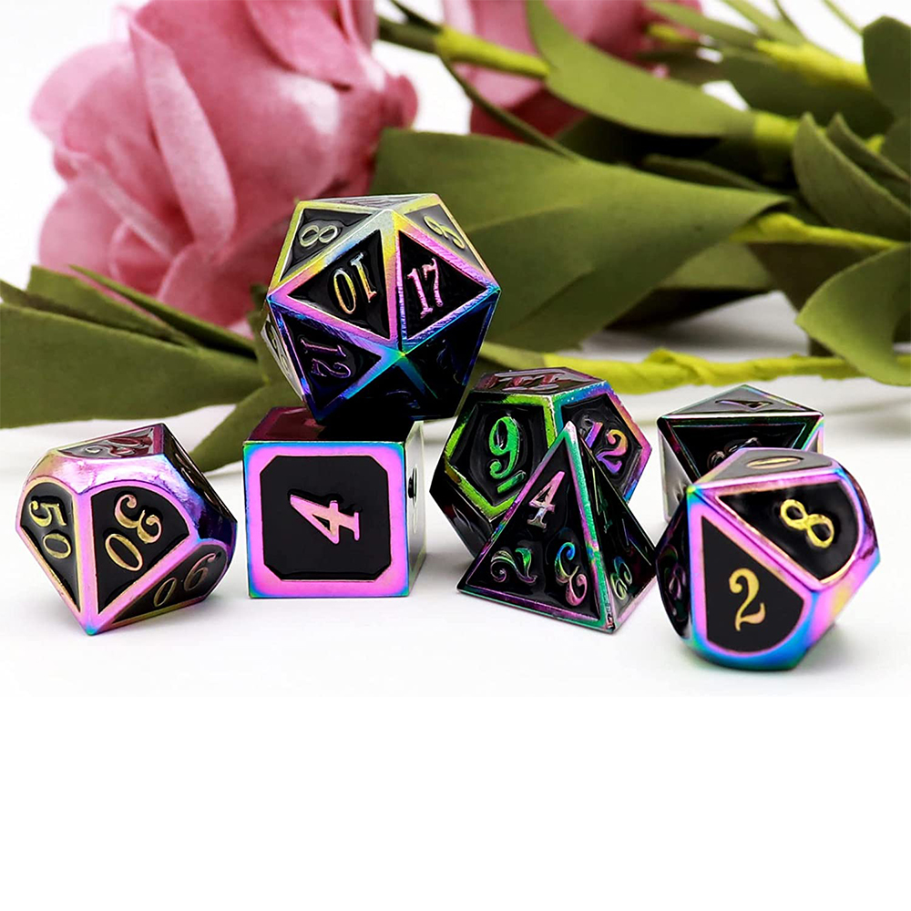 Rainbow with black around the numbers