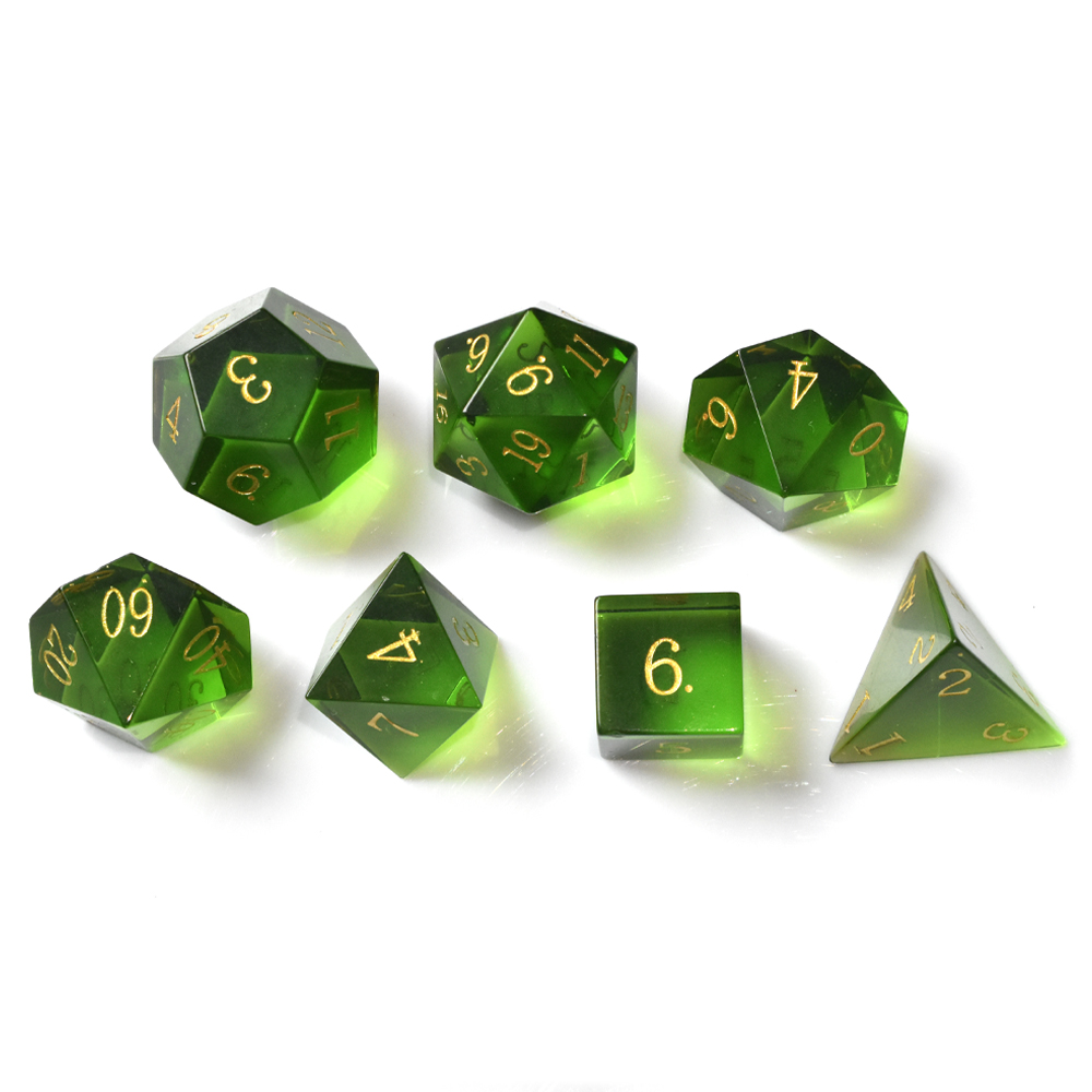 Green Glass Dice