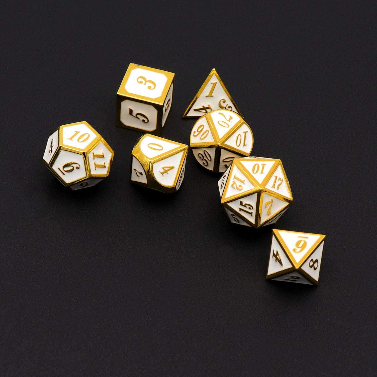 Gold with white  around the numbers
