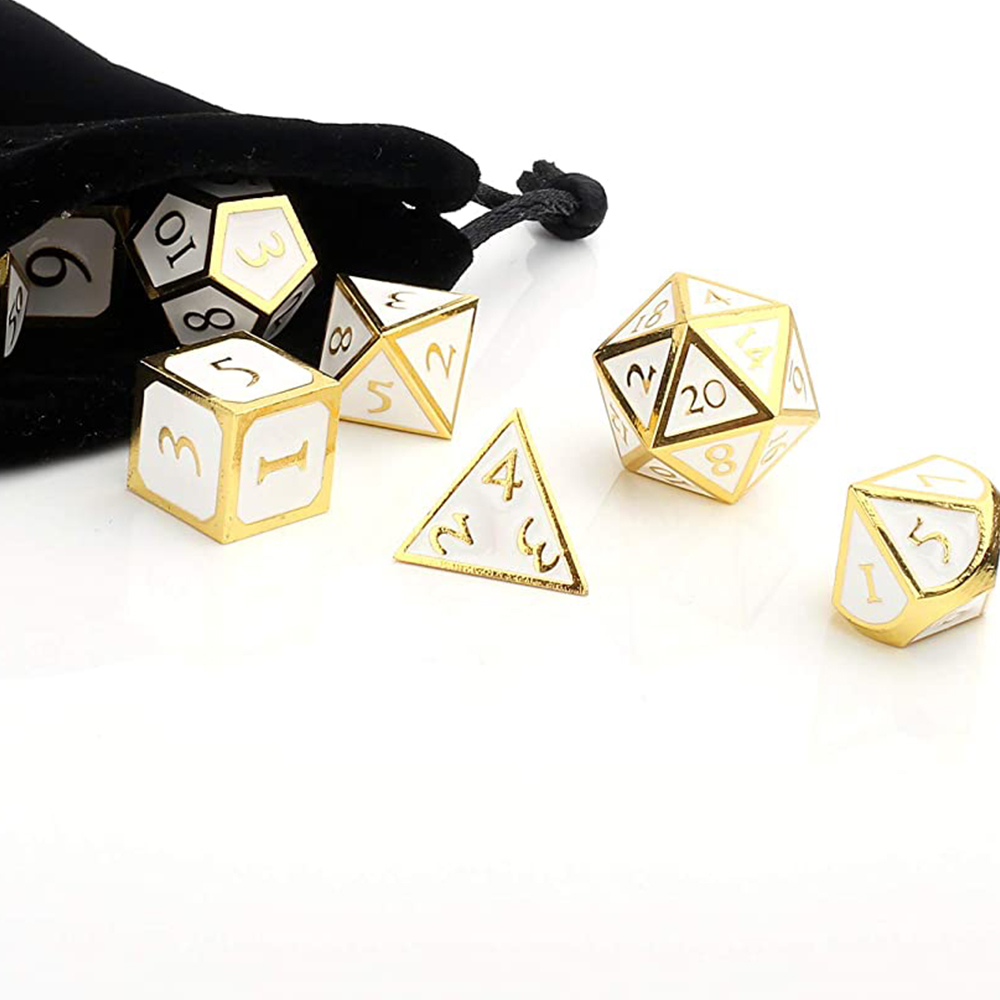 Gold with white around the numbers