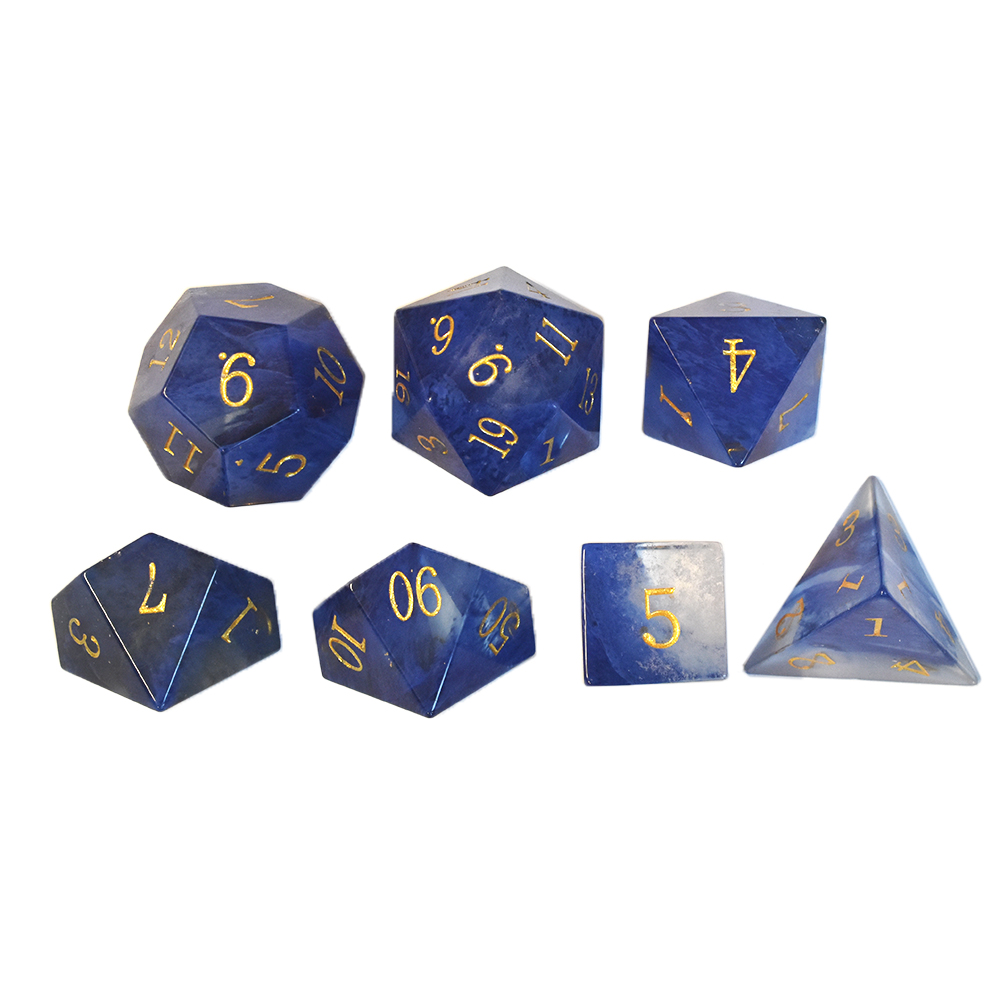 Blue Watermelon stone Dice