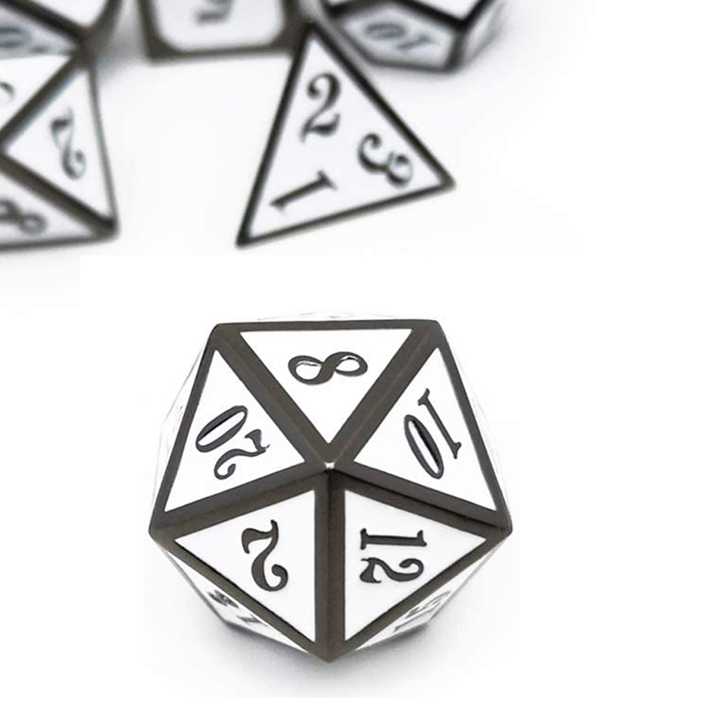 Black with white around the numbers