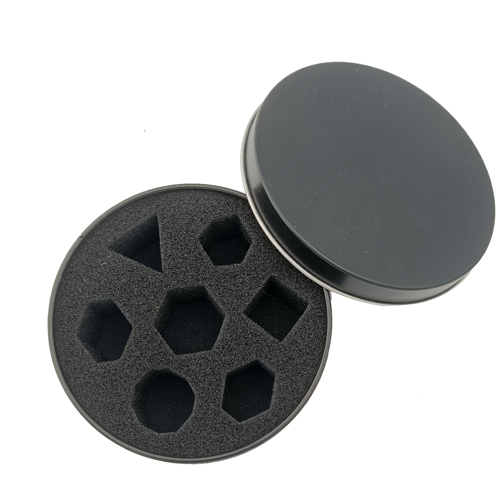 Round Metal Dice Box