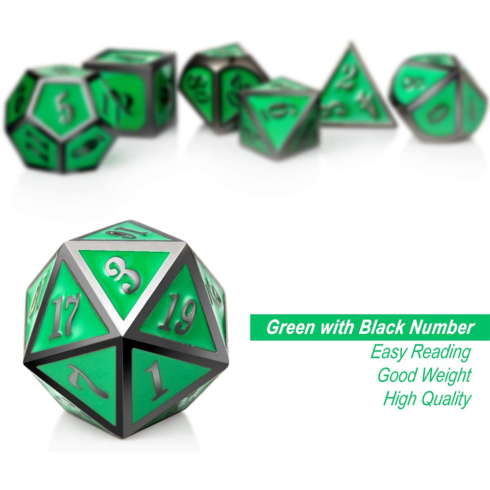 Black with green around the numbers