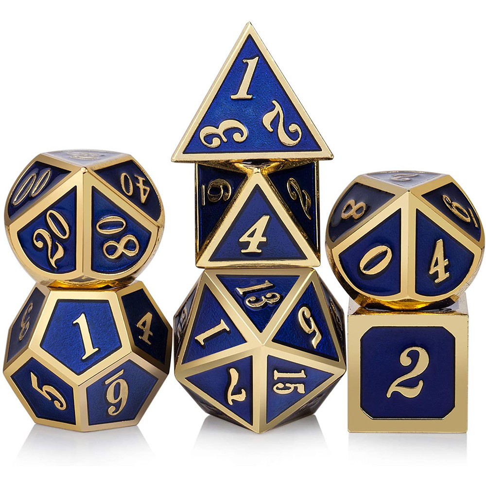 Gold with blue  around the numbers