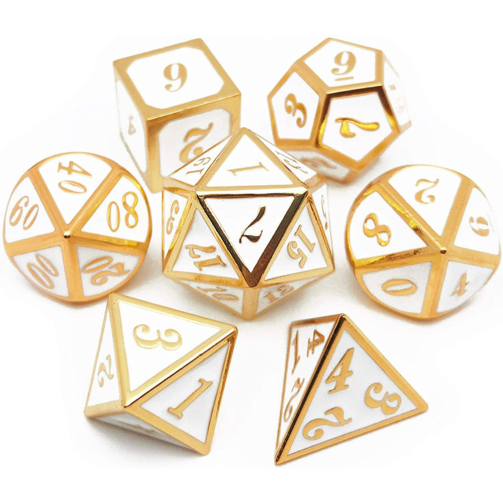 Gold with white  around the numbers