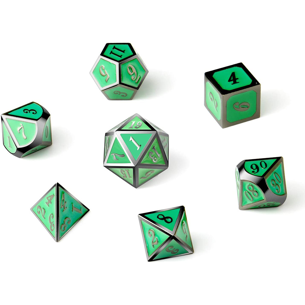 Black with green around the numbers