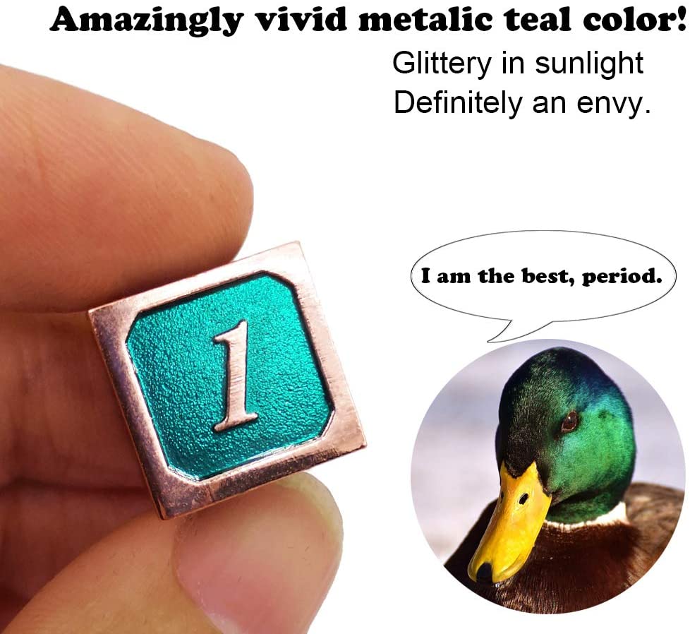 Copper with green around the numbers