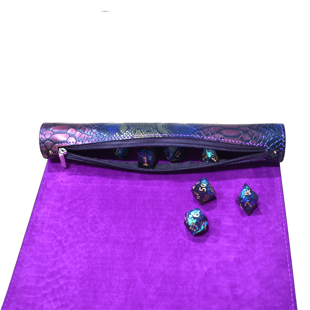 2-in-1 Snake Pattern Reel Dice Box & Dice Tray