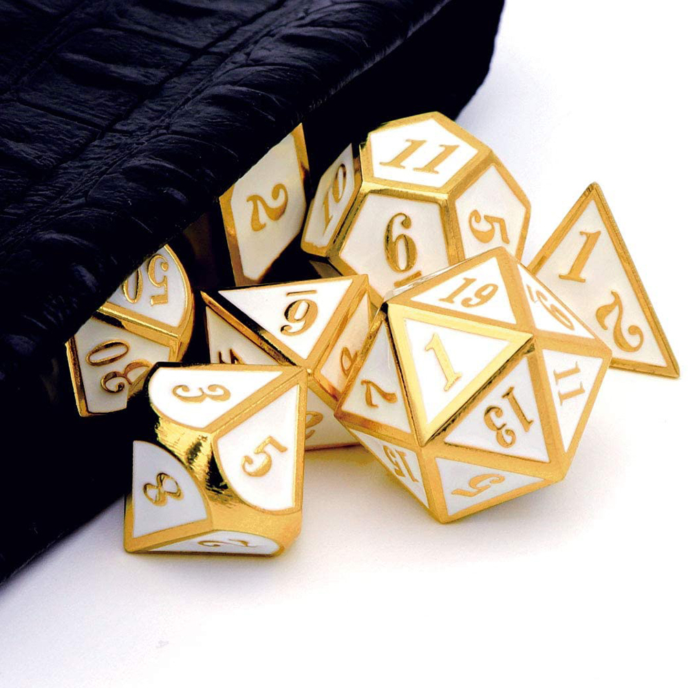 Gold with white  around the numbers