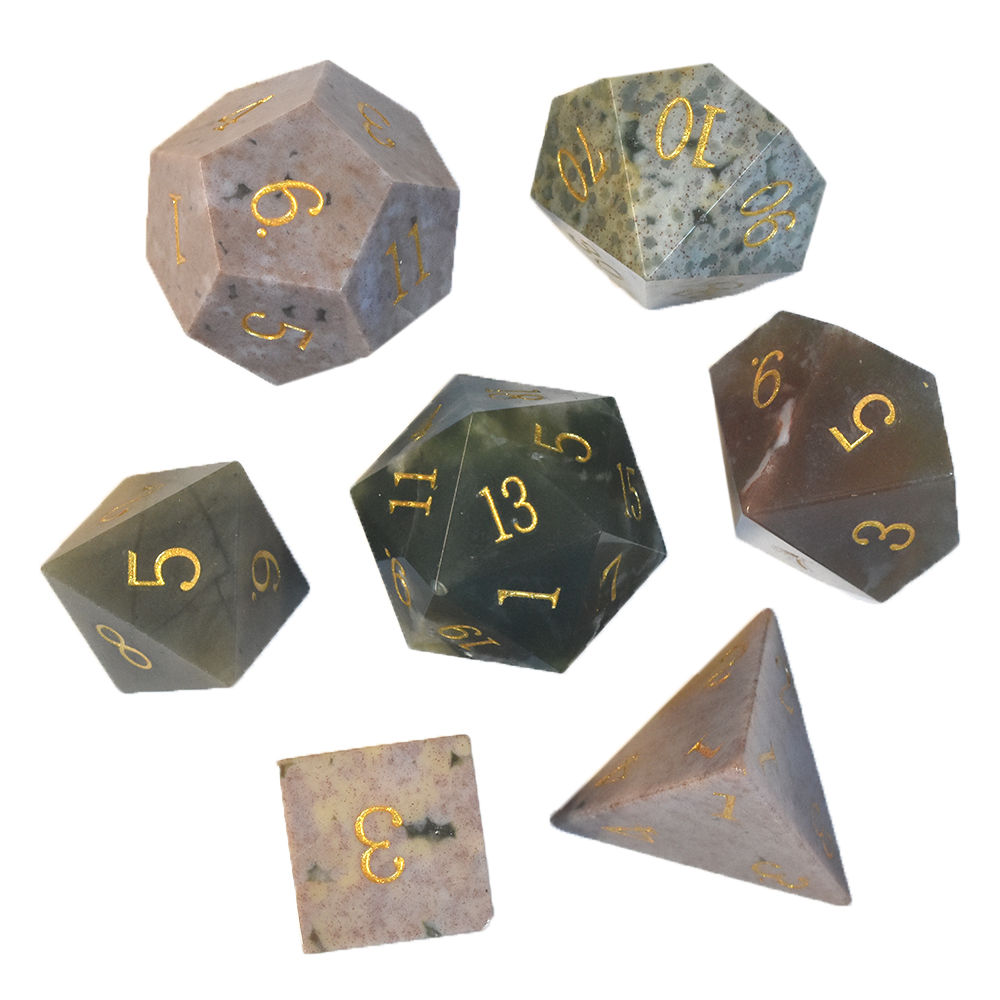 Indian agate Dice