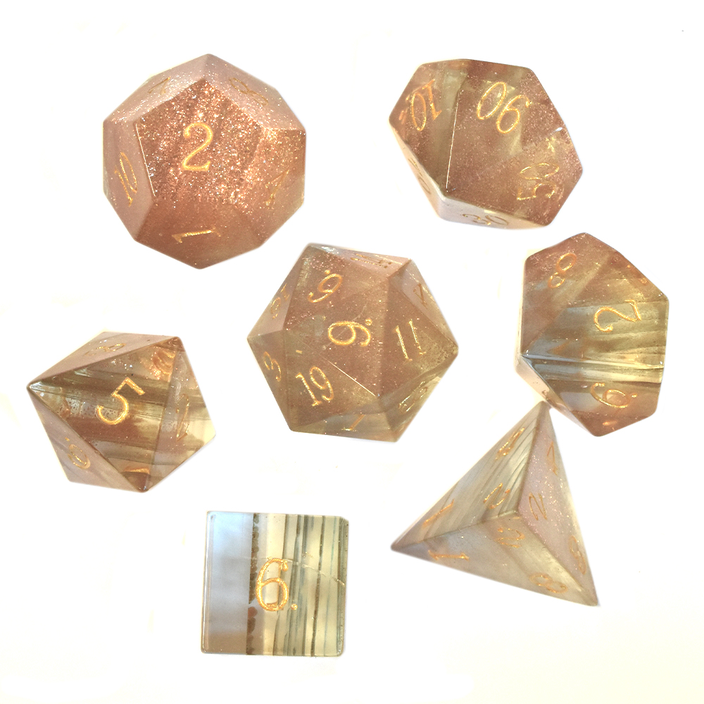 Blond crystal Dice