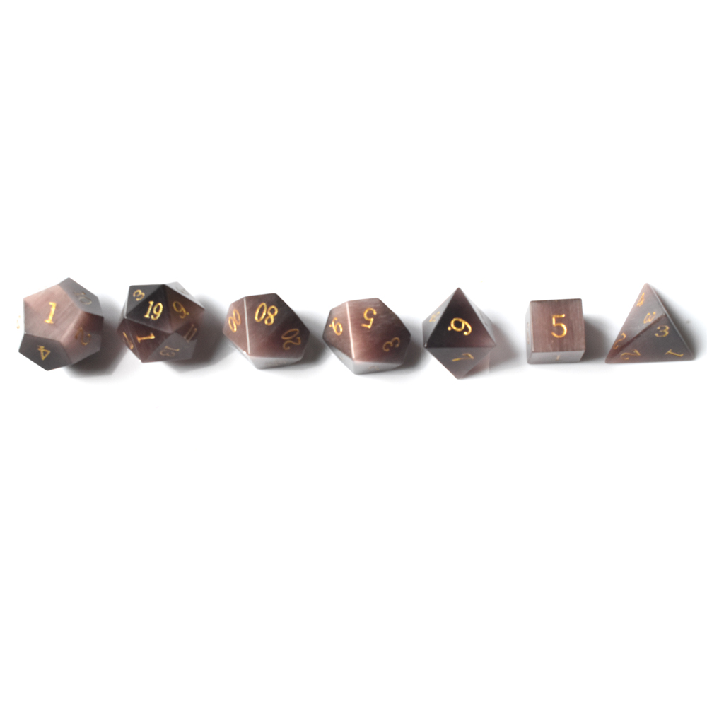 Pueple cat's eye Dice