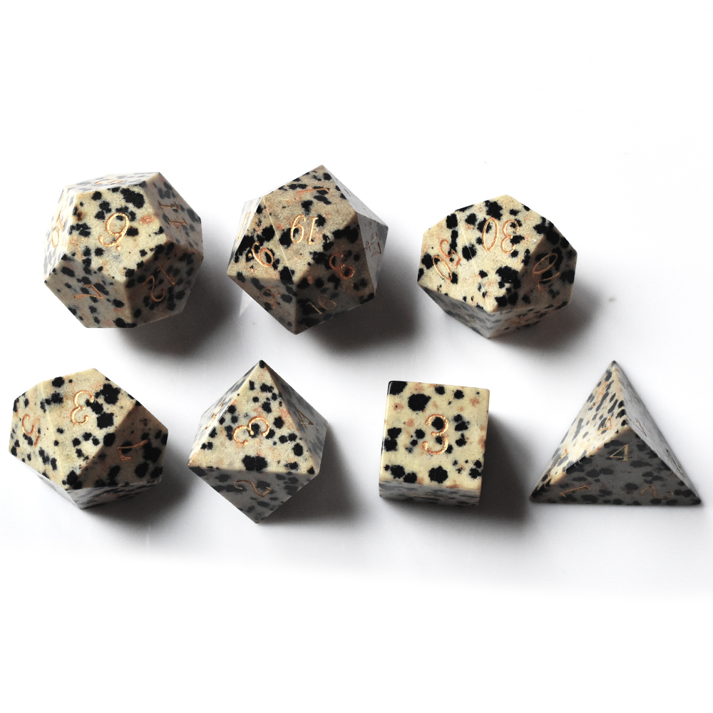 Spotted stone Dice
