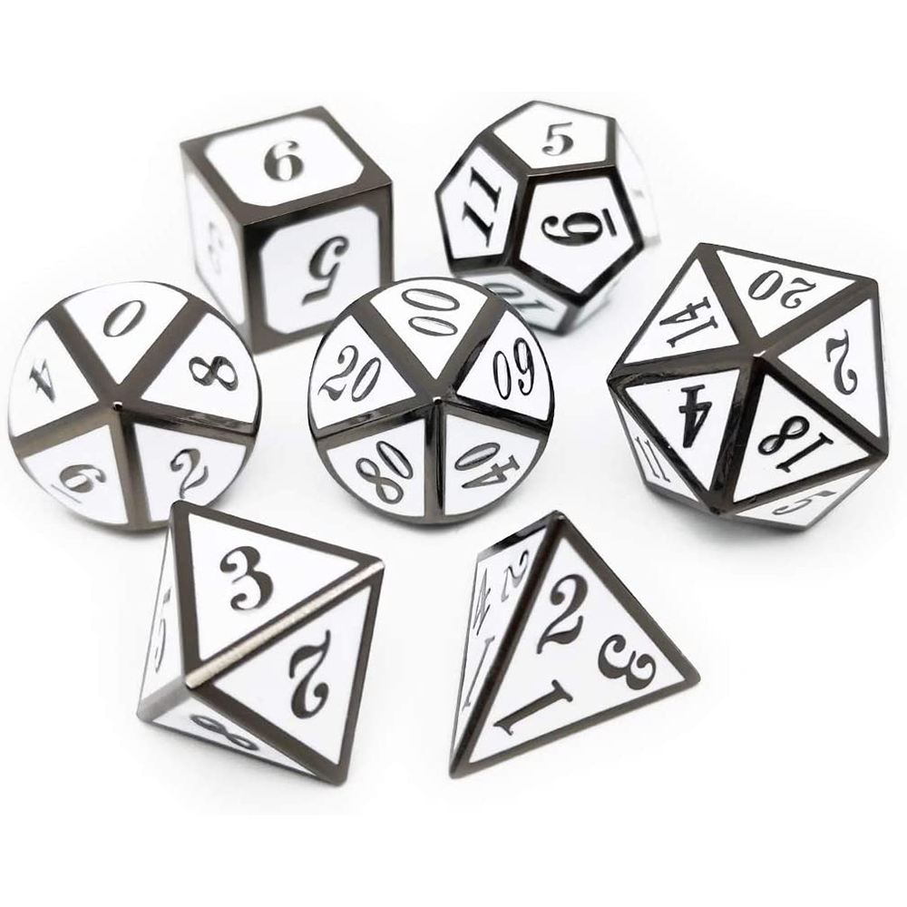 Black with white around the numbers