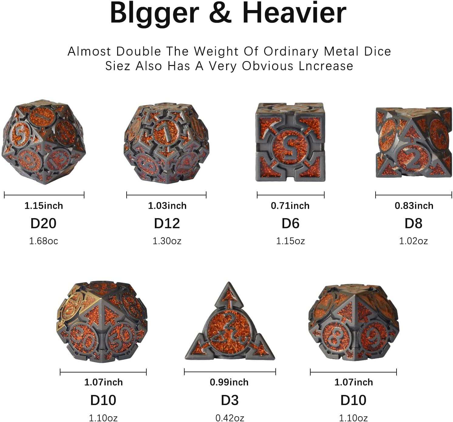 Black with yellow powder around the numbers