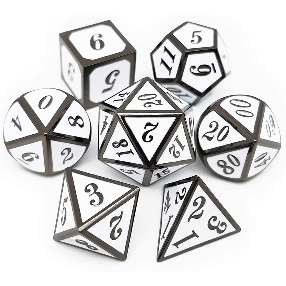 Black with white around the numbers