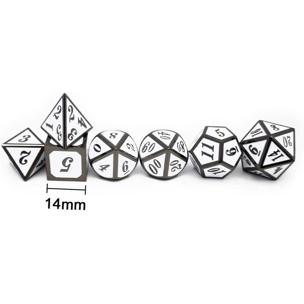 Black with white around the numbers