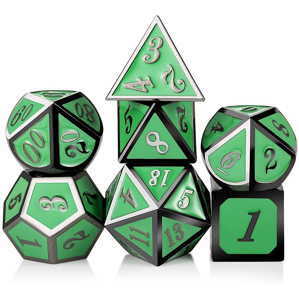 Black with green around the numbers