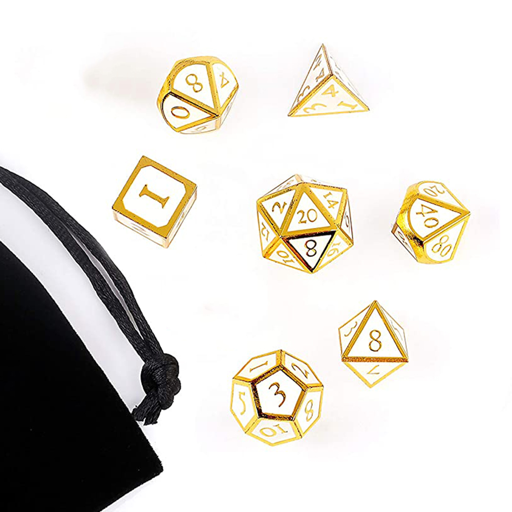 Gold with white around the numbers