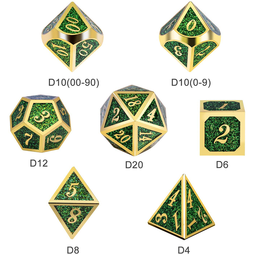 Gold with green  around the numbers