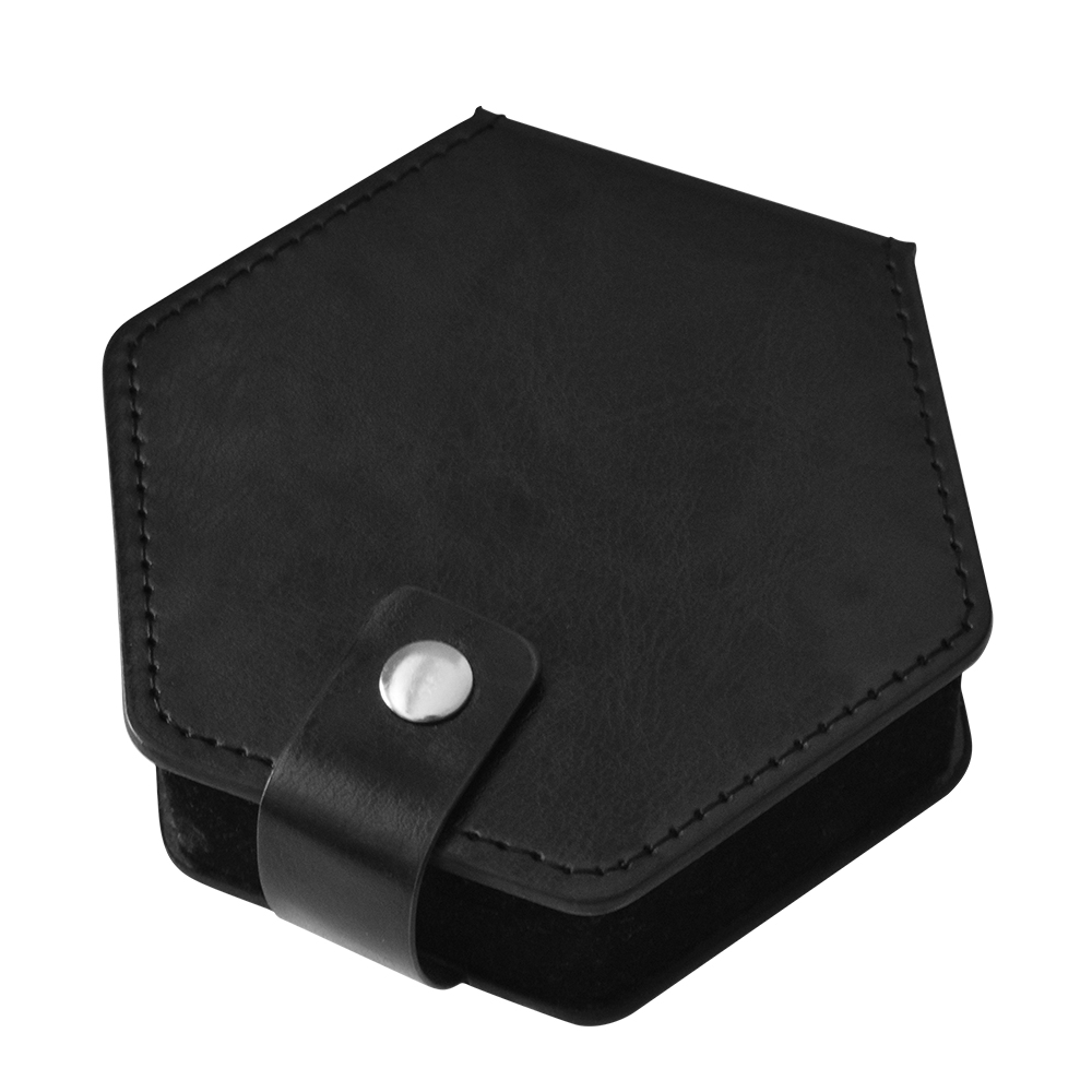 Hexagon Leather Dice Box