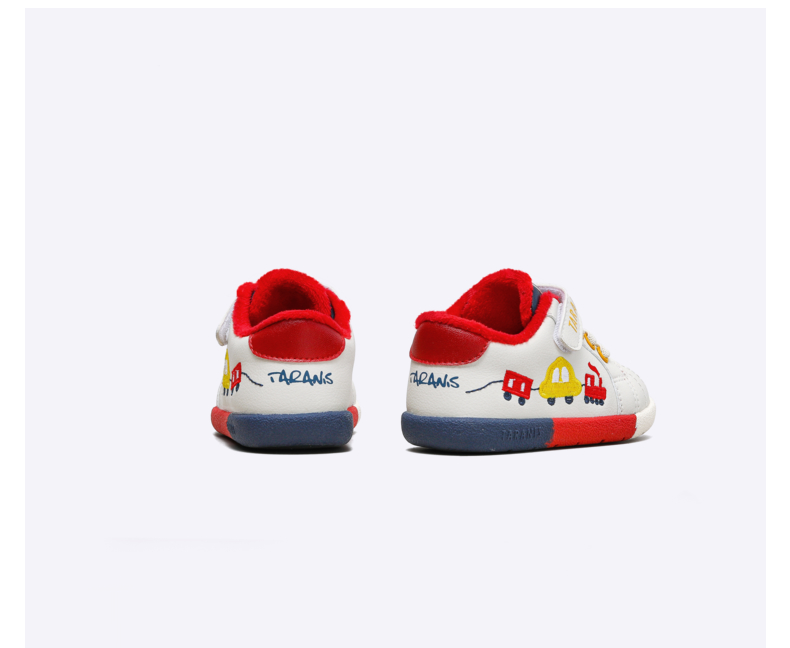 TARANIS Winter Fleece Warm Children's Shoes Toddler Shoes Girls Sports Shoes Boys Baby Soft Soles Small White Shoes