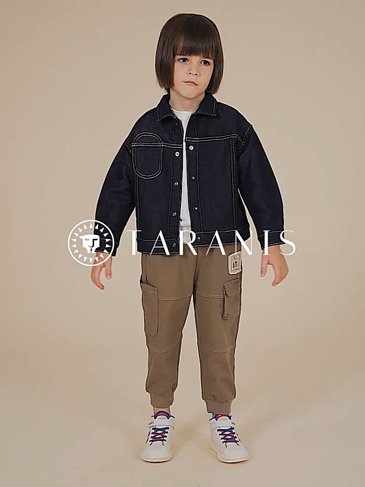 TARANIS winter new fleece men's shoes children's sports shoes high help big children warm cotton shoes soft sole shoes