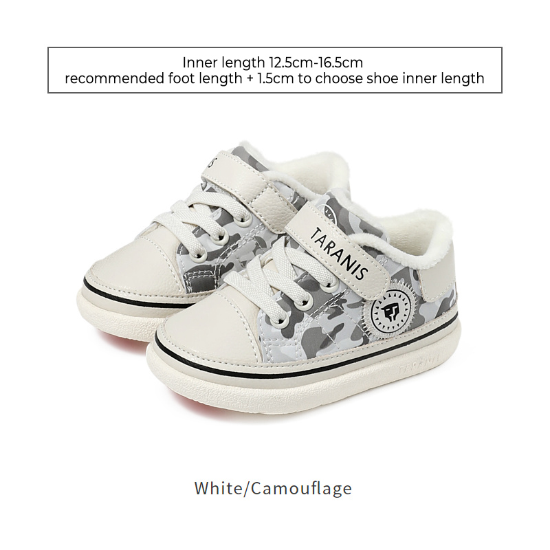 TARANISkids Winter New Warm Girl's Sports Shoes Toddler Shoes Soft Bottom Non-slip Functional Shoes