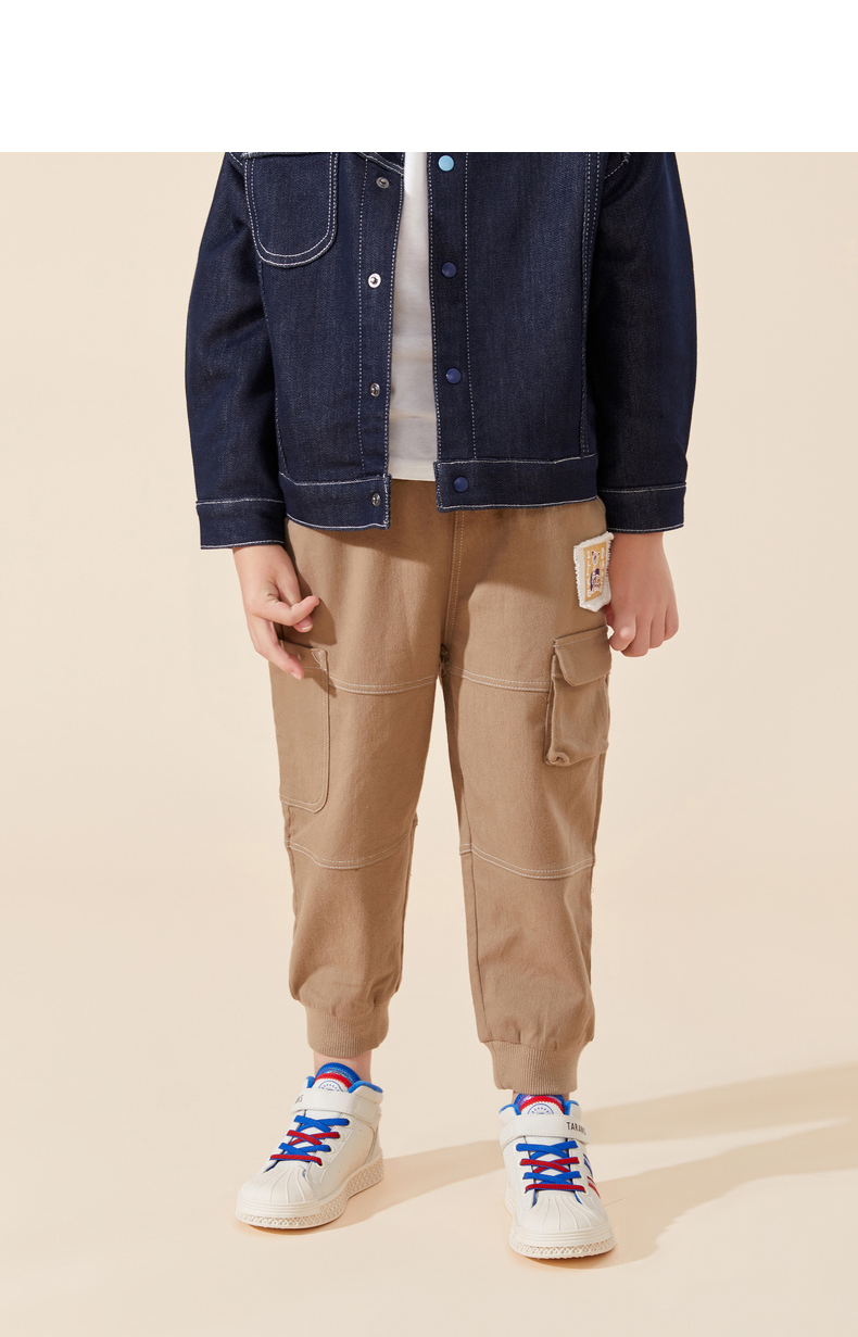 TARANIS winter new fleece men's shoes children's sports shoes high help big children warm cotton shoes soft sole shoes