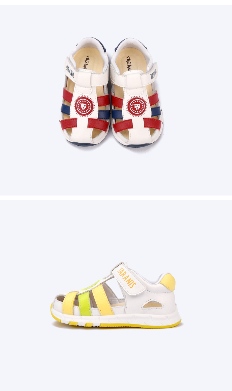 TARANIS Summer sandals baotou baby shoes boys shoes non-slip soft sole toddler shoes for girls