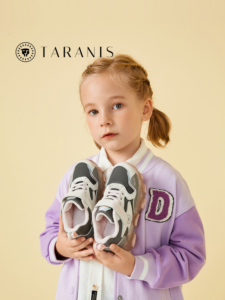 TARANISkids Winter New Warm Plus Velvet Non-slip Soft-soled Sneakers