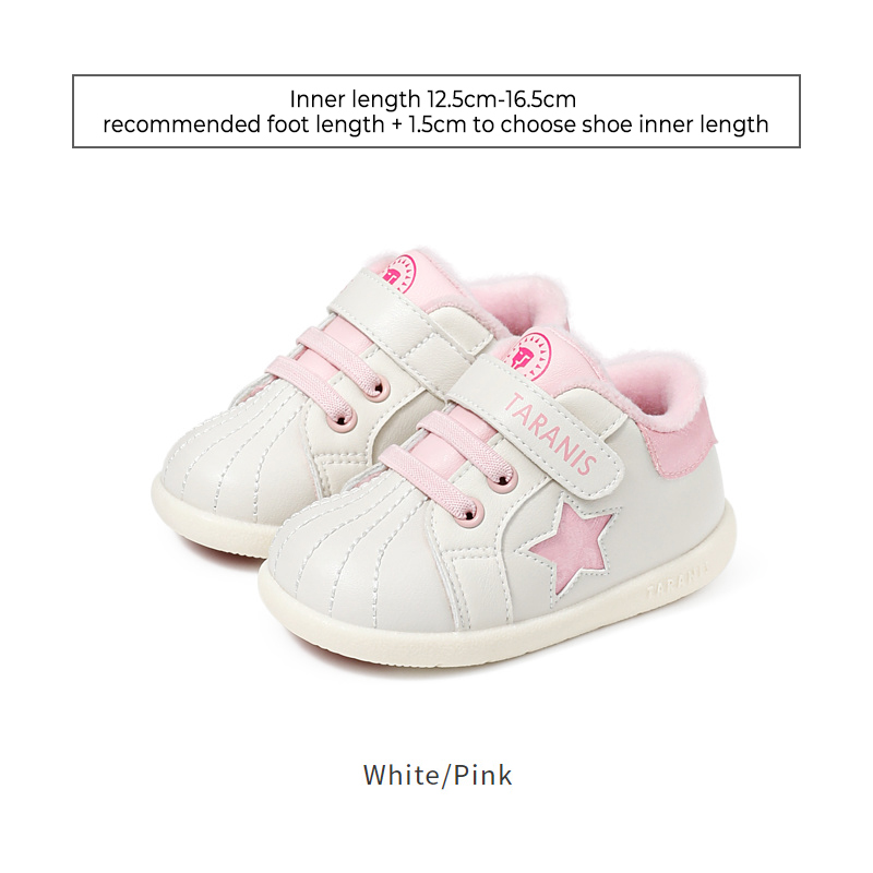 TARANISkids Casual Non-slip Baby Shoes Warm Toddler Shoes