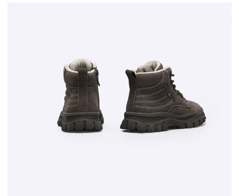 TARANIS Winter new girls shoes big kids cotton boots soft bottom warm retro Martin boots